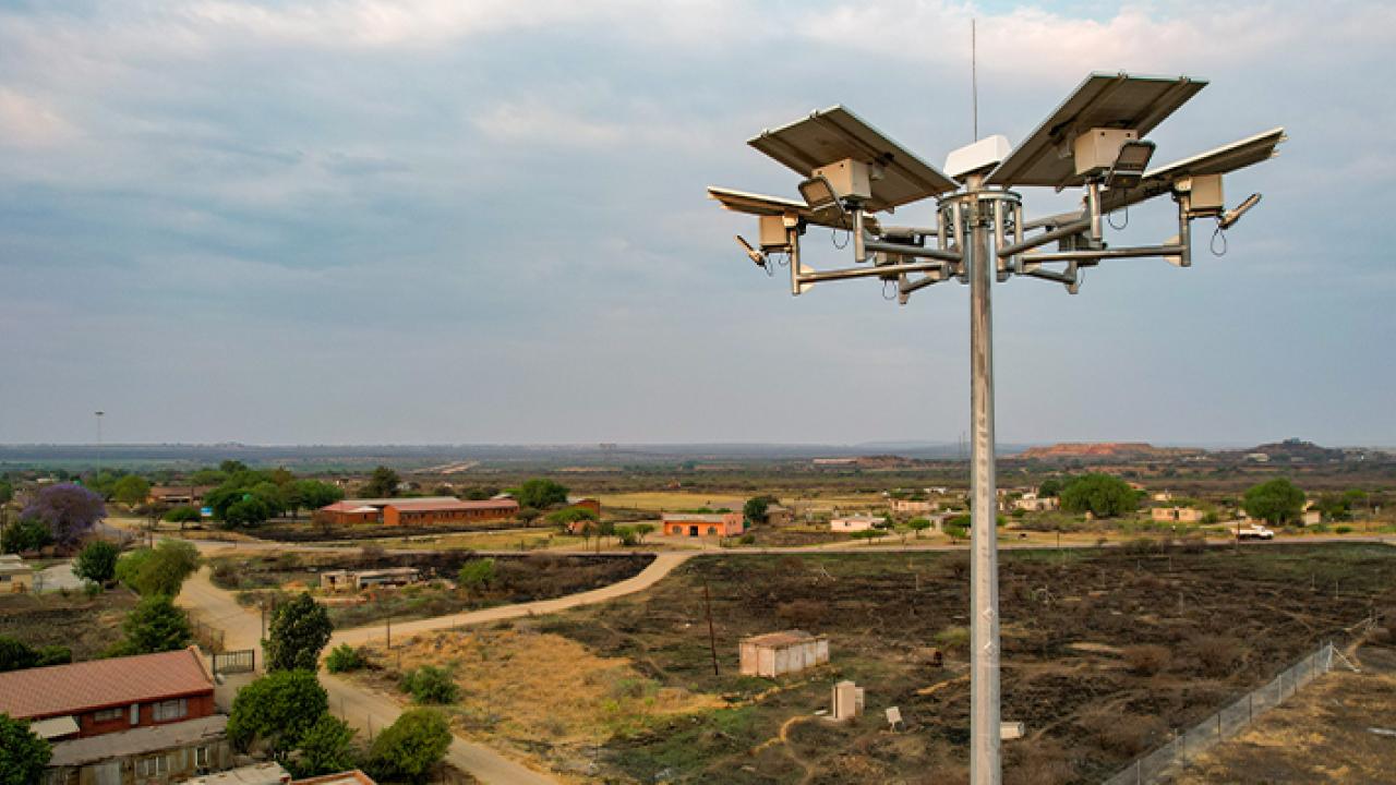 Solar High Mast Lighting System