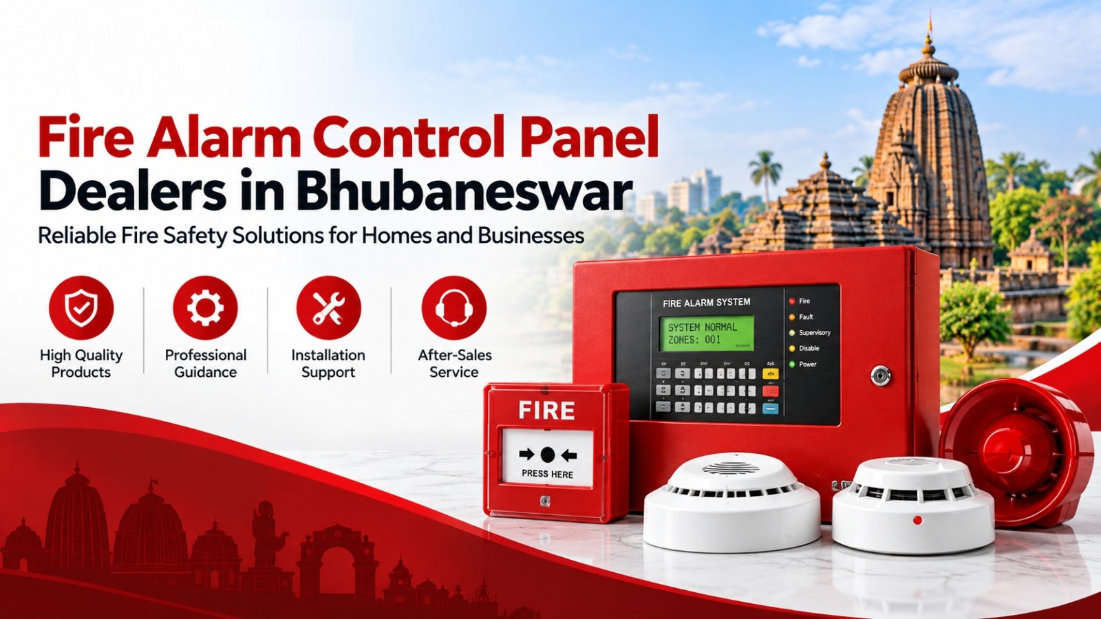 Fire Alarm Control Panel Dealers in Bhubaneswar 