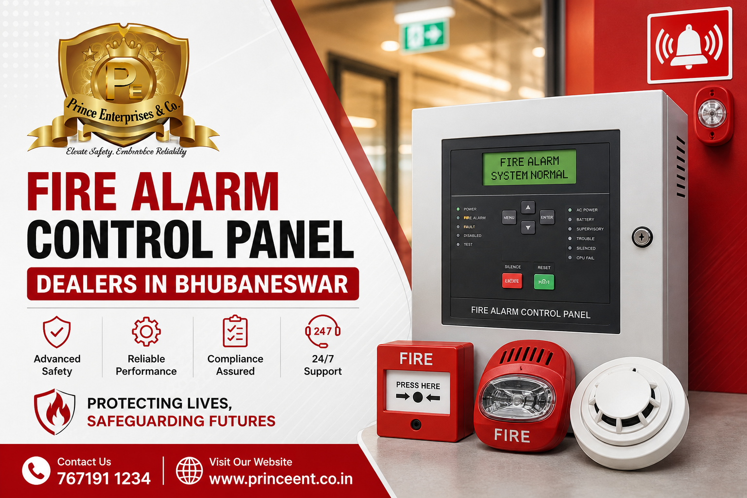Fire Alarm Control Panel Dealers in Bhubaneswar