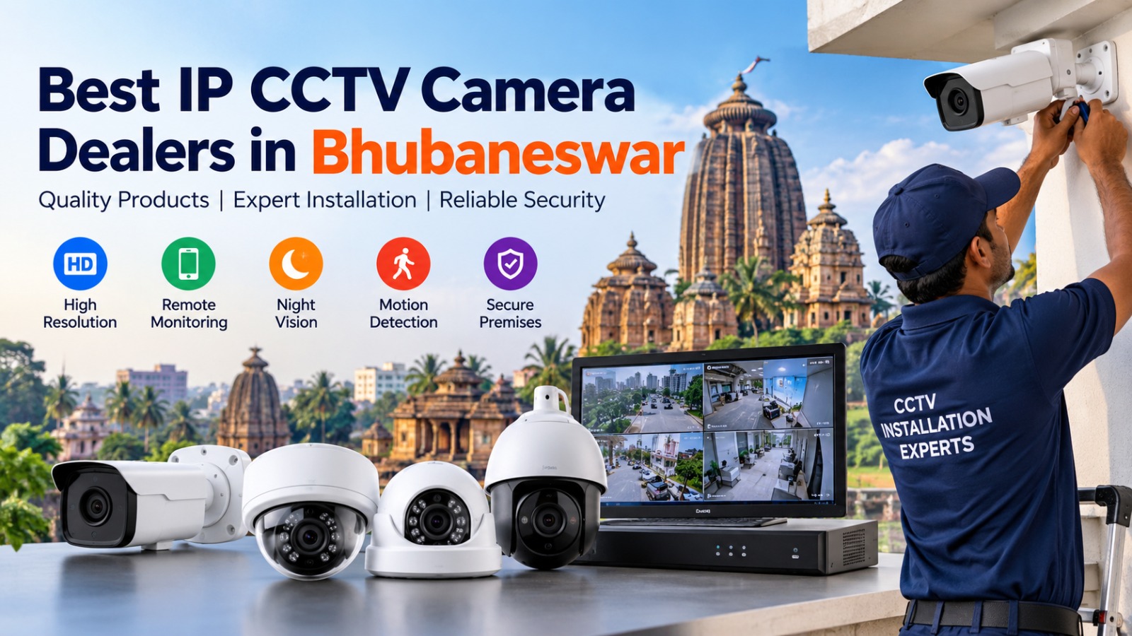 Best IP CCTV Camera Dealers in Bhubaneswar